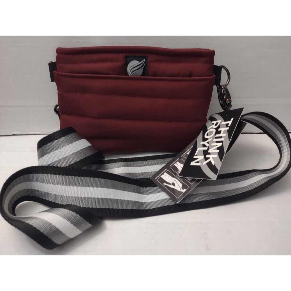 Think Royln Bum Bag/Crossbody Wine 2 Straps New With Tags